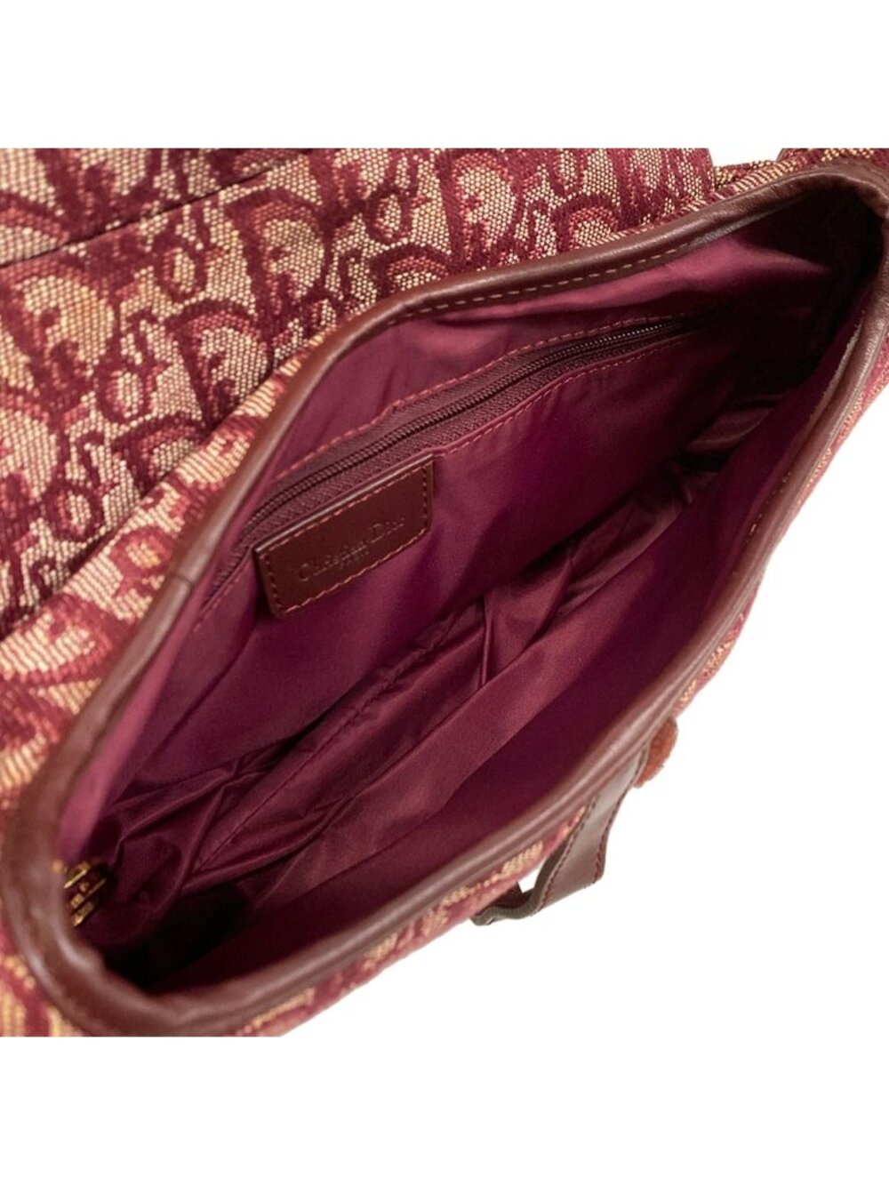 Dior Shoulder Bag Trotter Beige Red - Picture 10 of 16